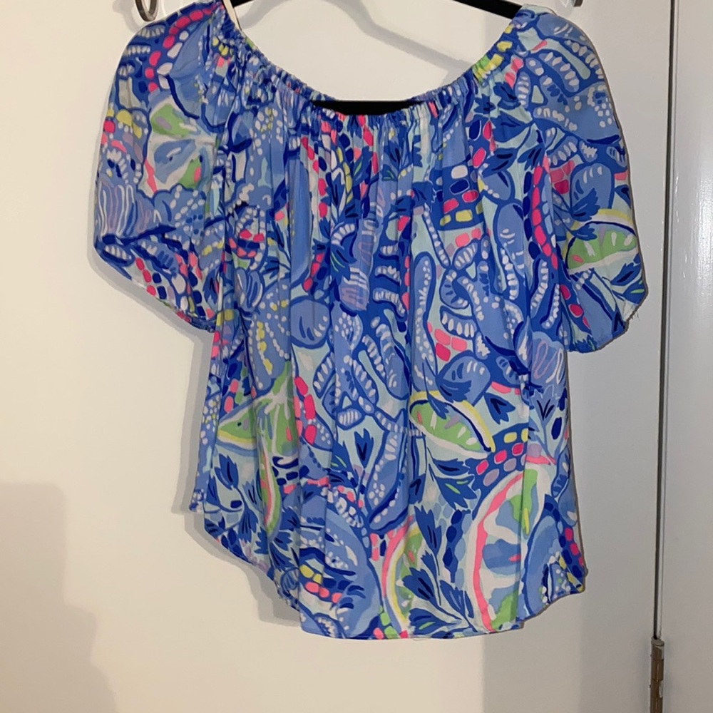Lilly Pulitzer off the shoulder top
